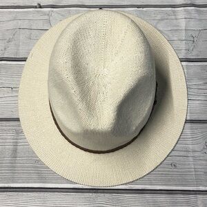 NWT Forever 21 Fedora Natural Sun beach Hat one size fits most L/ XL